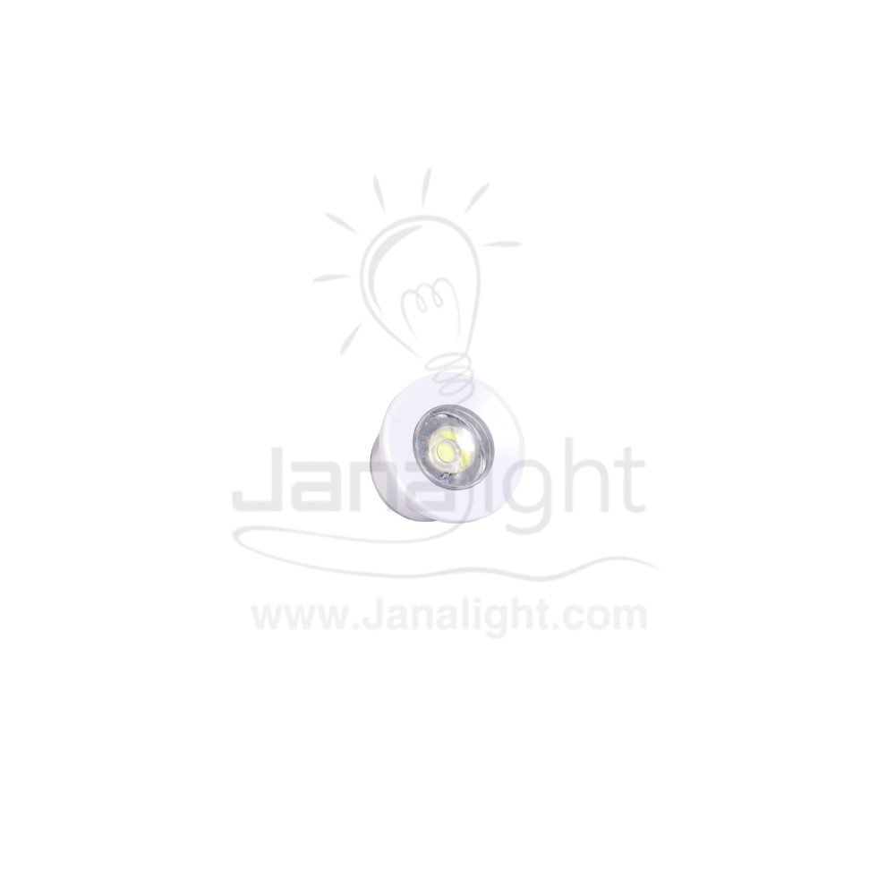 سبوت زر 1 وات ابيض ابيض جنى لايت fixed recessed cob white mini led spot light 1 watt 10337071(1)