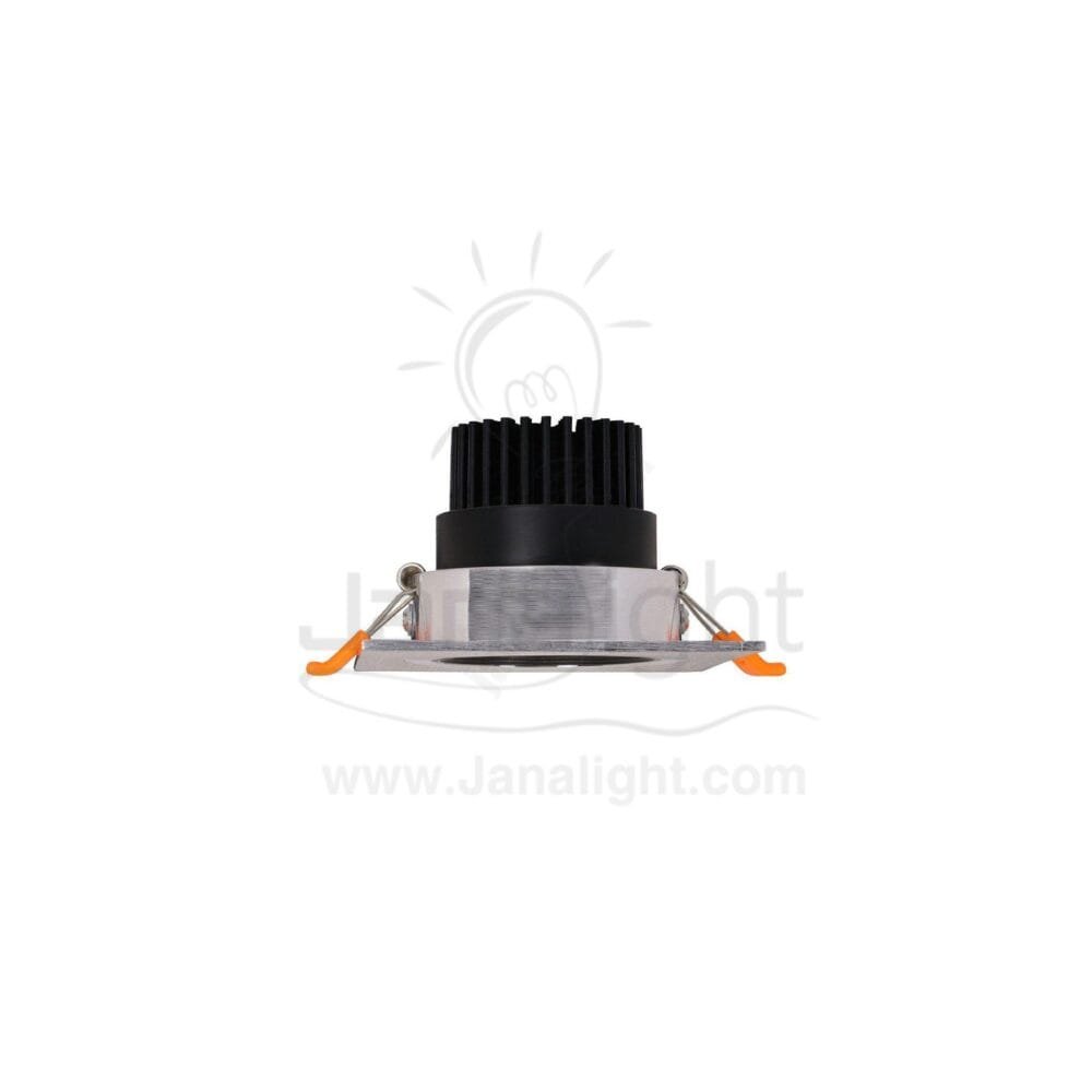 سبوت 1 عين 5 وات COB فضي ابيض جنى لايت B09 Spotlight 1 Lights 5 watt Chrome white