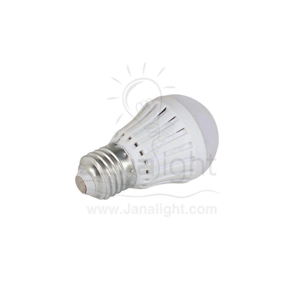 لمبة بولة لد 5 وات ابيض جنى لايت LED bulb 5 watt WHITE