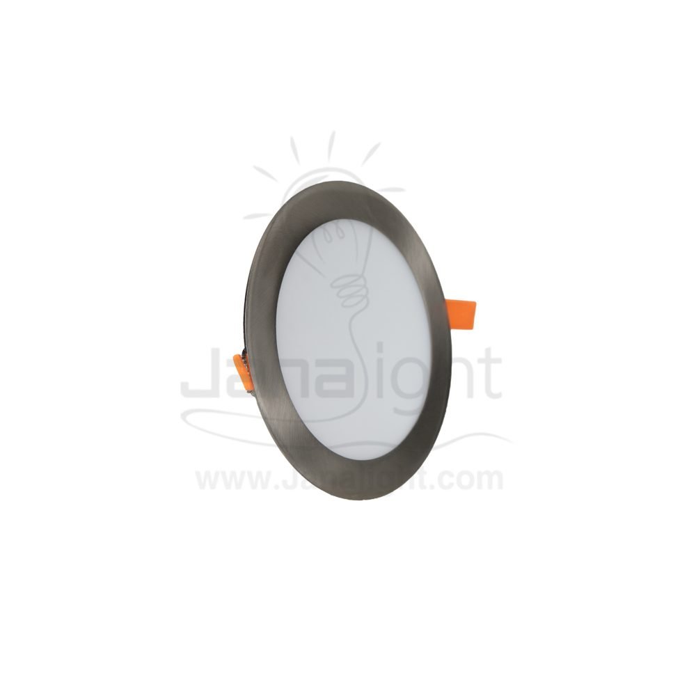 سبوت بانيل 12 وات مدور فضي وورم جنى لايت panel spotlight 12 watt round silver warm 10337185(1)