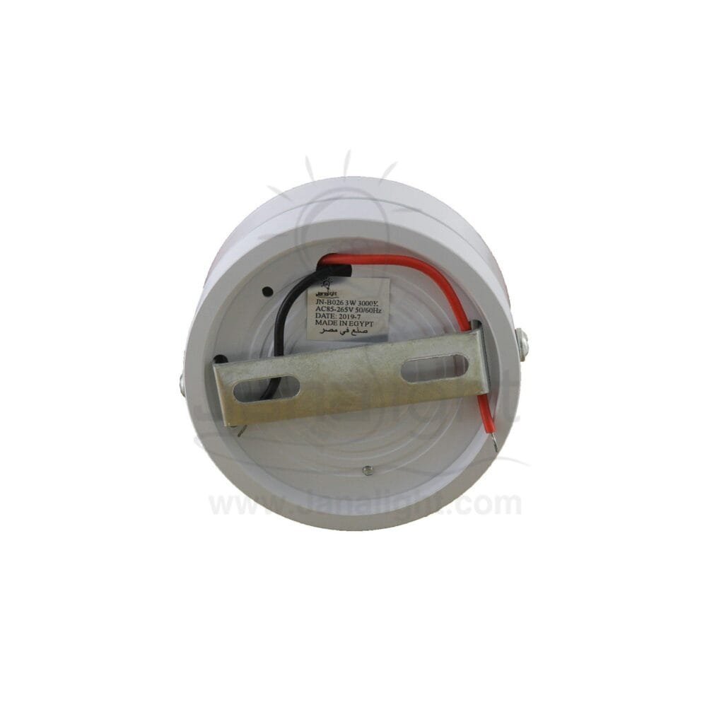 سبوت سلم لطش مدور 3 وات ابيض جنى لايت outside 3 watt white stair lighting
