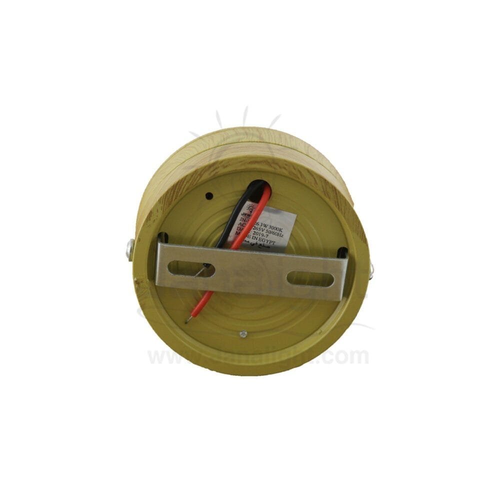 سبوت سلم لطش مدور 3 وات خشبي جنى لايت outside 3 watt wood stair lighting