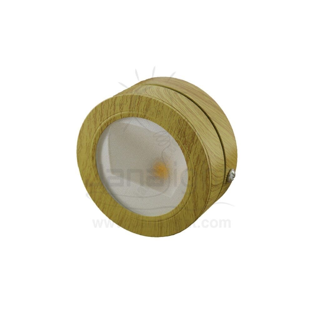 سبوت سلم لطش مدور 3 وات خشبي جنى لايت outside 3 watt wood stair lighting