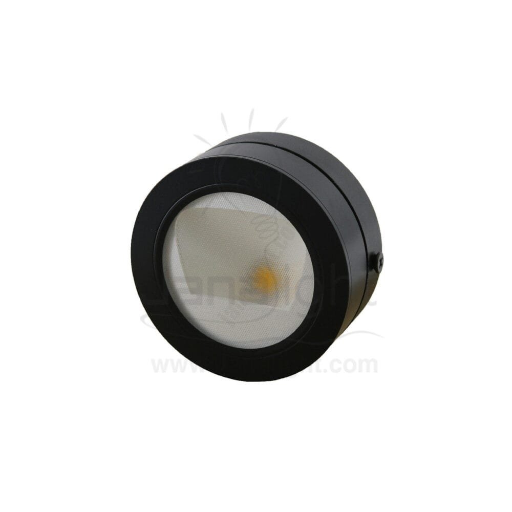 سبوت سلم لطش مدور 3 وات اسود جنى لايت outside 3 watt black stair lighting