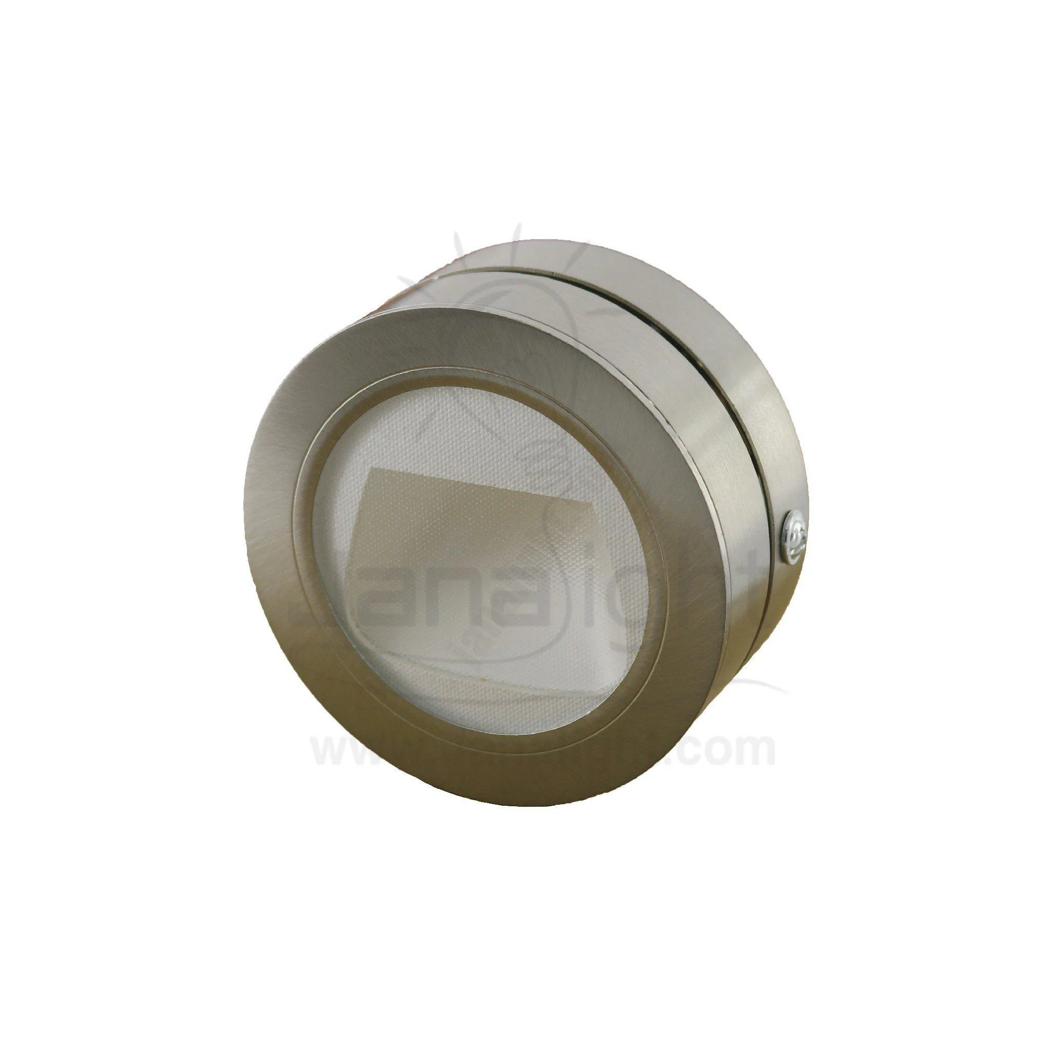 سبوت سلم لطش مدور 3 وات فضي جنى لايت outside 3 watt silver stair lighting