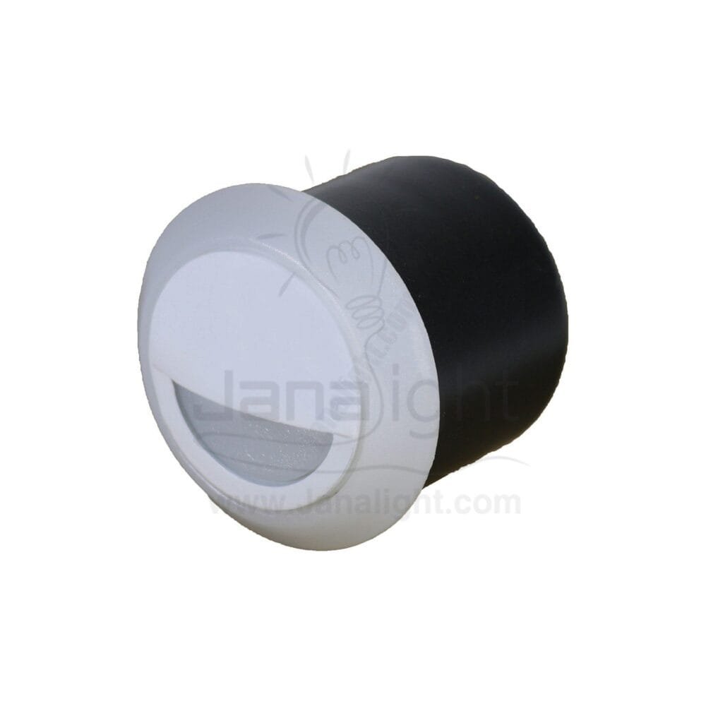 سبوت سلم مدور هلال 3 وات ابيض جنى لايت 3 watt white stair lighting