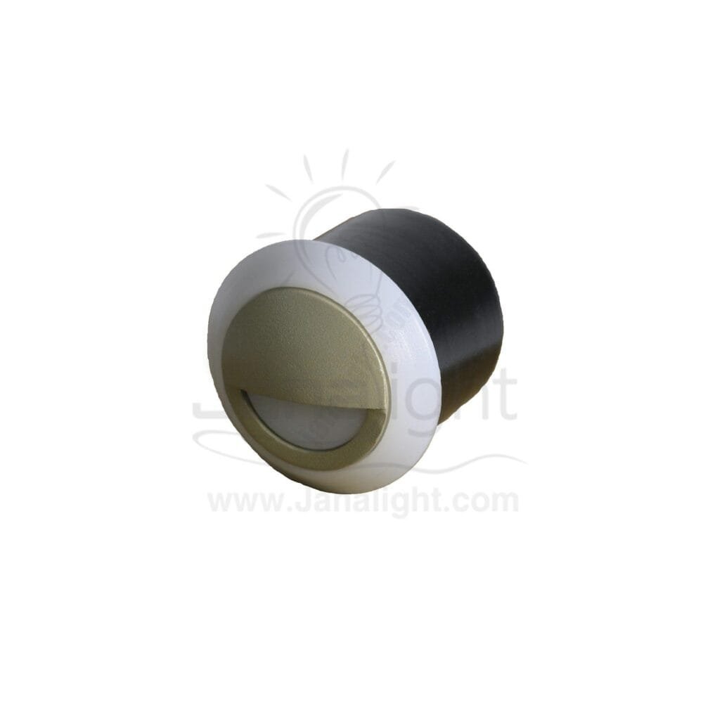 سبوت سلم مدور هلال 3 وات شمباني جنى لايت 3 watt champagne stair lighting