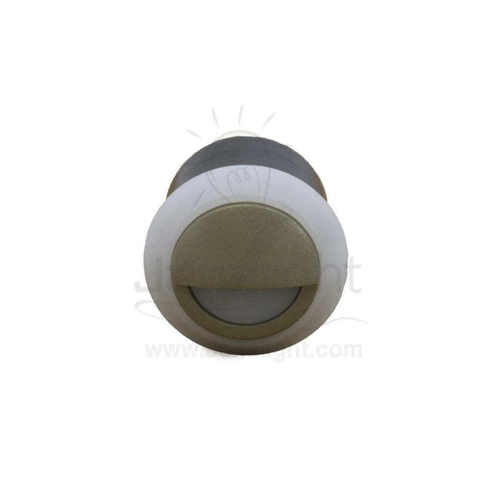 سبوت سلم مدور هلال 3 وات شمباني جنى لايت 3 watt champagne stair lighting