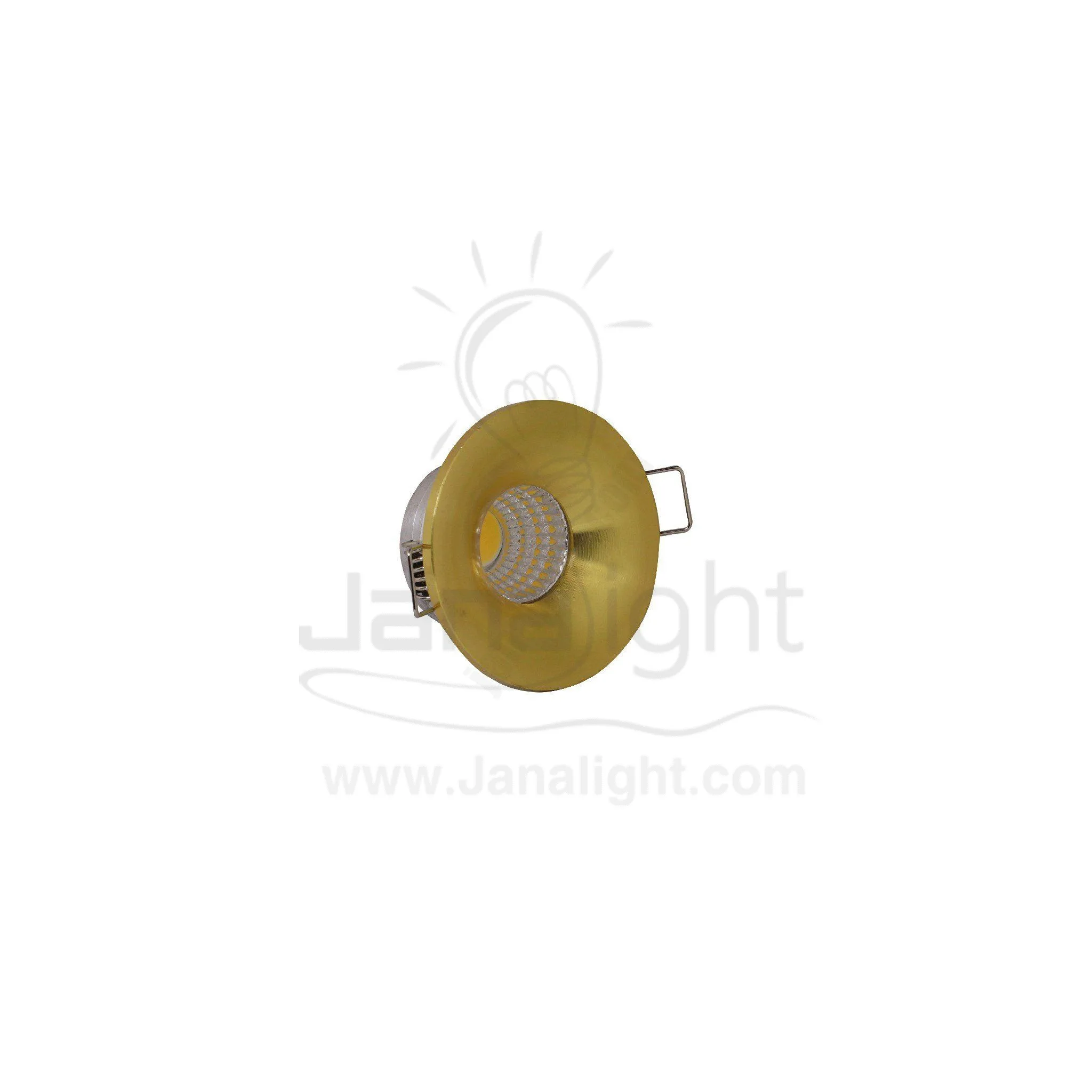 سبوت لايت زر 3 وات مجوف روز ذهبي لميع Spot Ring 3 Watt Golden Warm