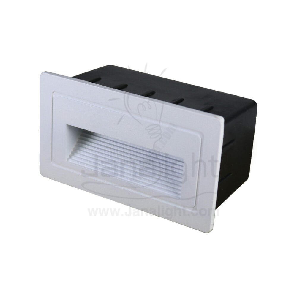 سبوت سلم مستطيل صغير وش 5.7 سم 3 وات ابيض جنى لايت 3 watt white small stair lighting