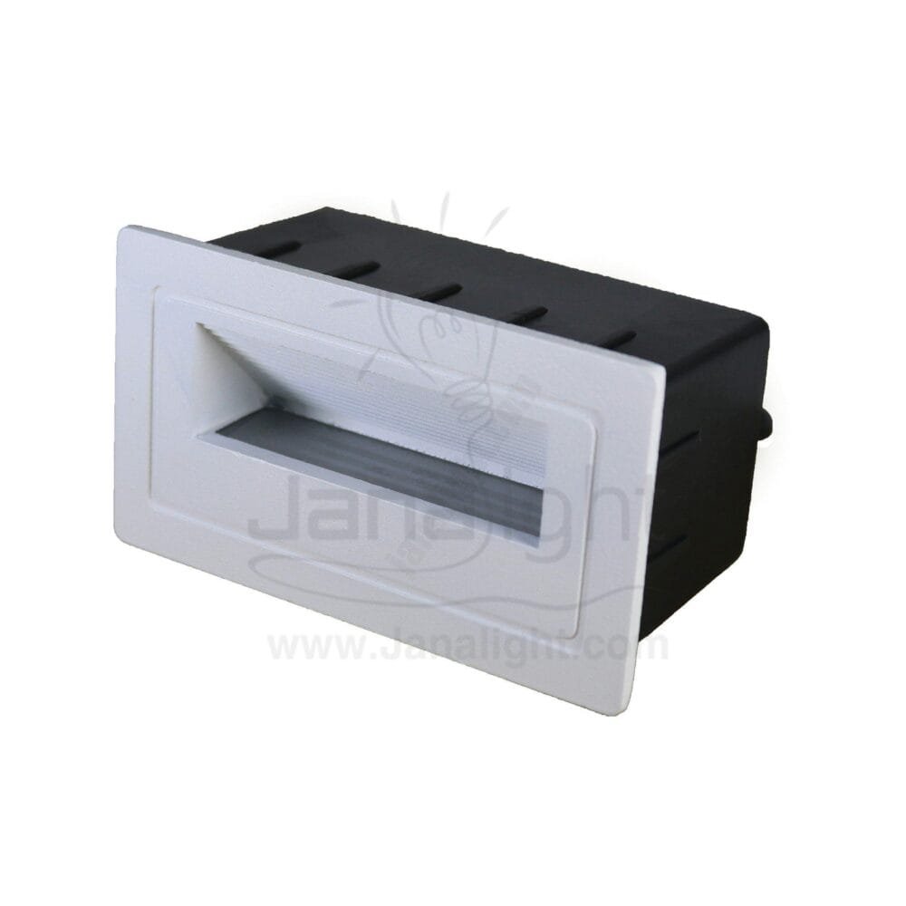 سبوت سلم مستطيل صغير وش 5.7 سم 3 وات ابيض جنى لايت 3 watt white small stair lighting