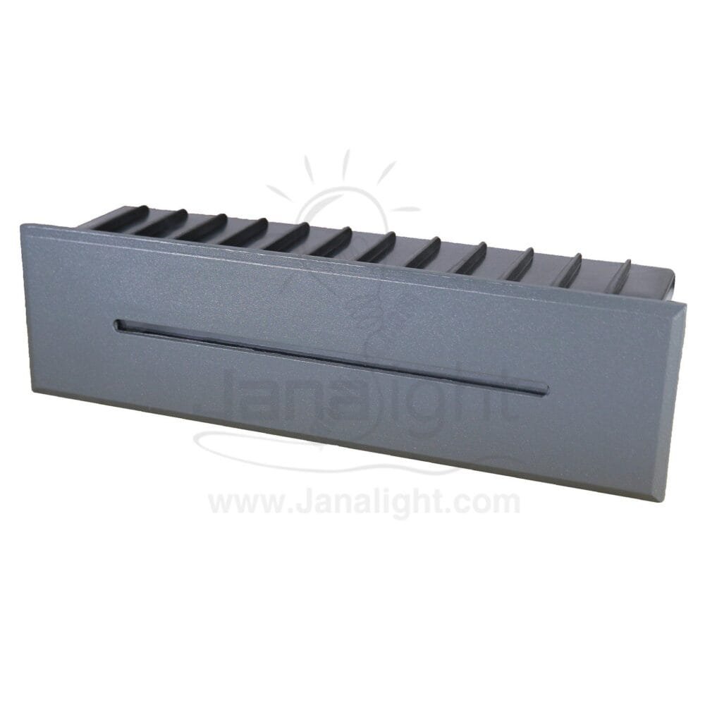 سبوت سلم مستطيل طولي ديكور 3 وات رمادي جنى لايت 3 watt grey stair lighting
