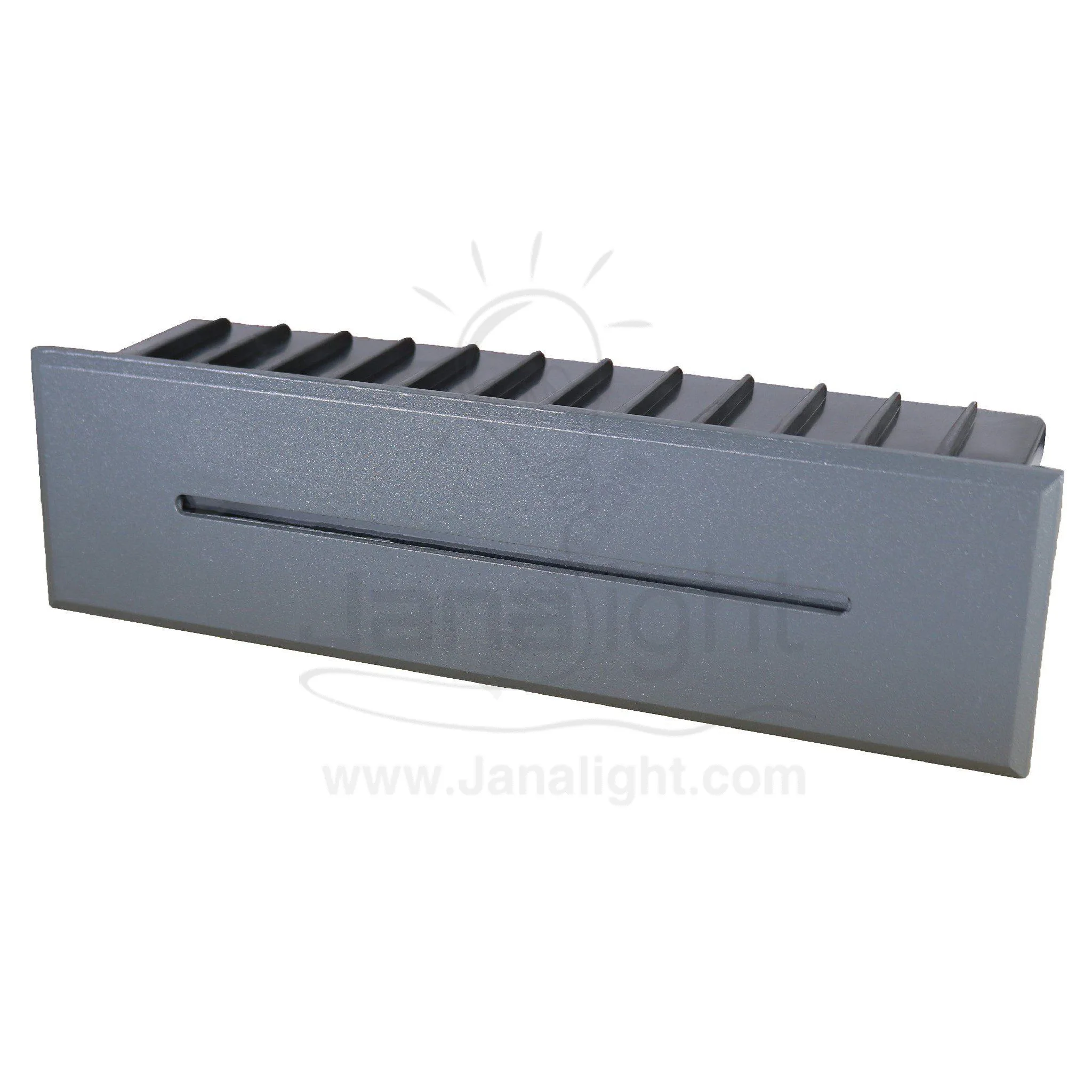 سبوت سلم مستطيل طولي ديكور 3 وات رمادي جنى لايت 3 Watt Grey Stair Lighting