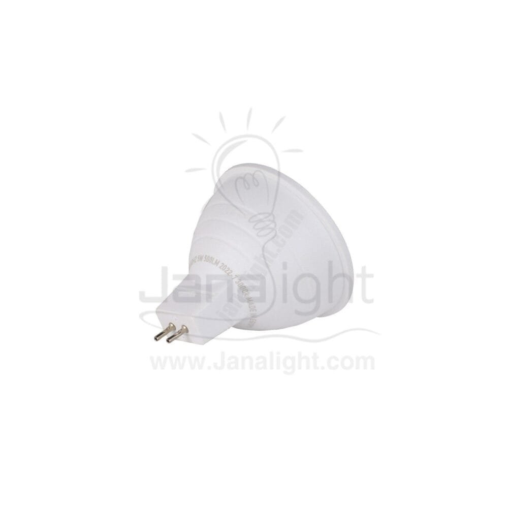 لمبة كاسة سبوت 5 وات وورم بلعدسة جنى لايت spot lamp 5 watt warm