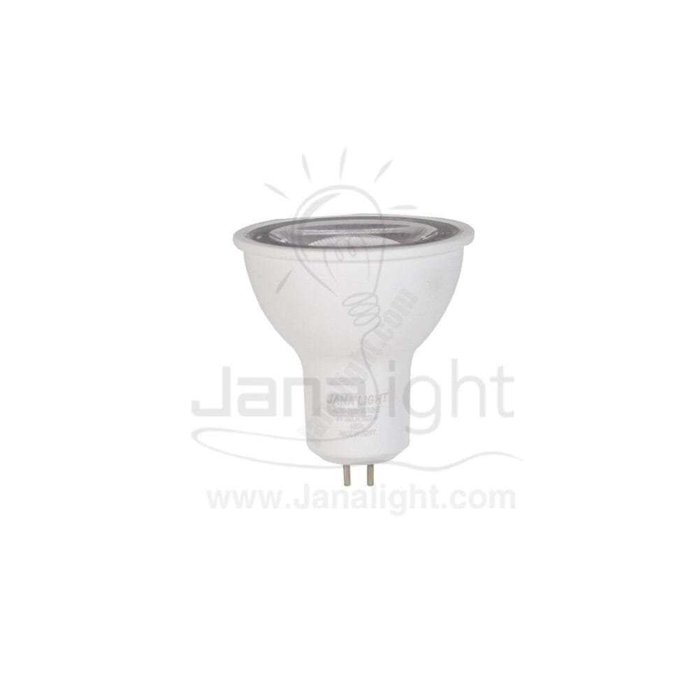 لمبة كاسة سبوت 6 وات كول 4000 عدسة شفافة جنى لايت ضمان 3 سنوات LED spot lamp 6 watt cool