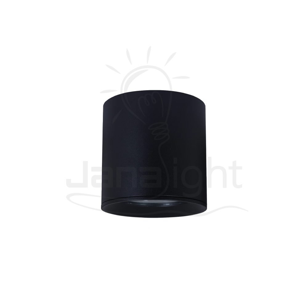 سبوت لايت سلندر ايميكا 10 وات مدور اسود black round cylinder spotlight prominent 10 watt emeca 90RA / COB