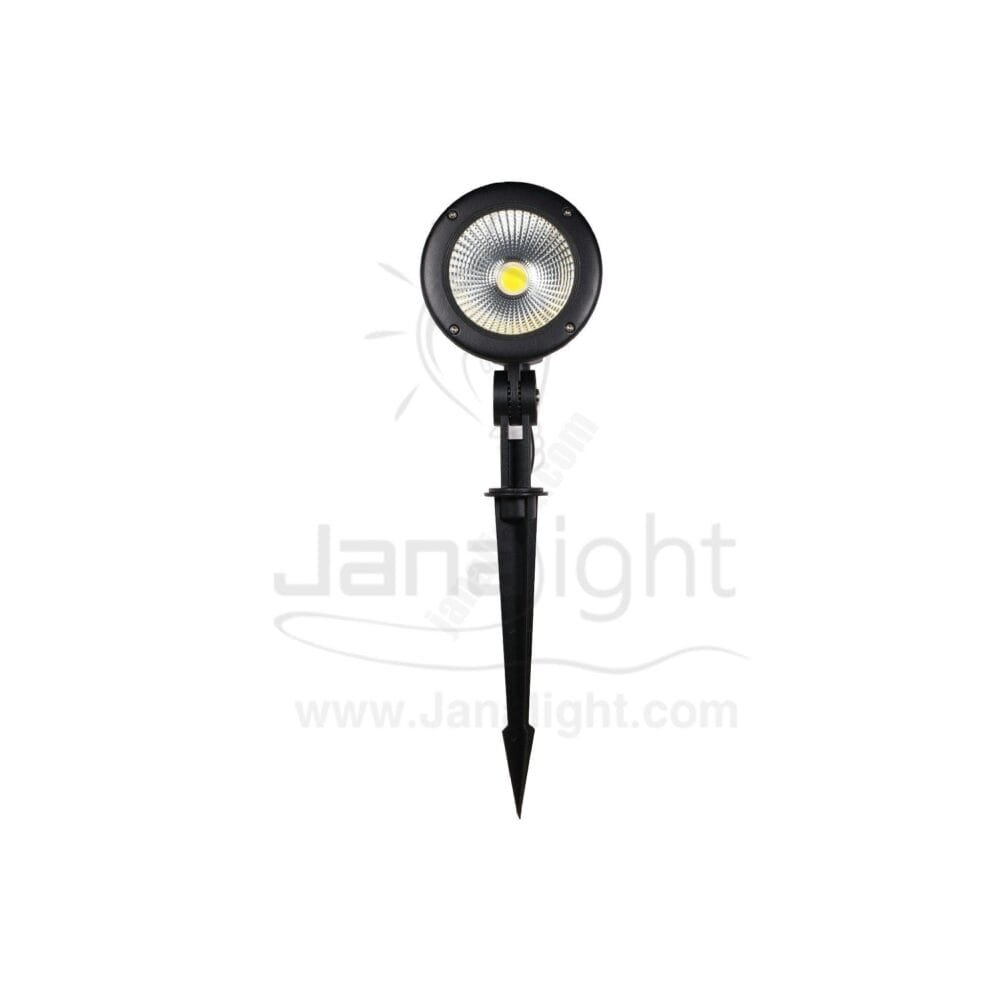 سبوت حربة 20 وات COB اسود وورم جنى لايت garden spotlight 20 watt black warm