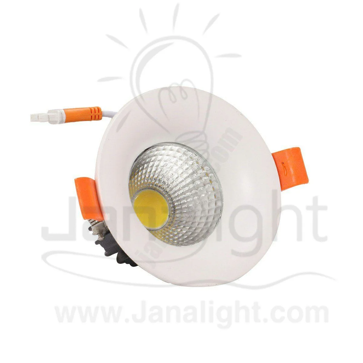 سبوت مجوف ابيض وورم 10 وات جنى لايت Hollowed White Warm 10W Cob Spotlight Frame