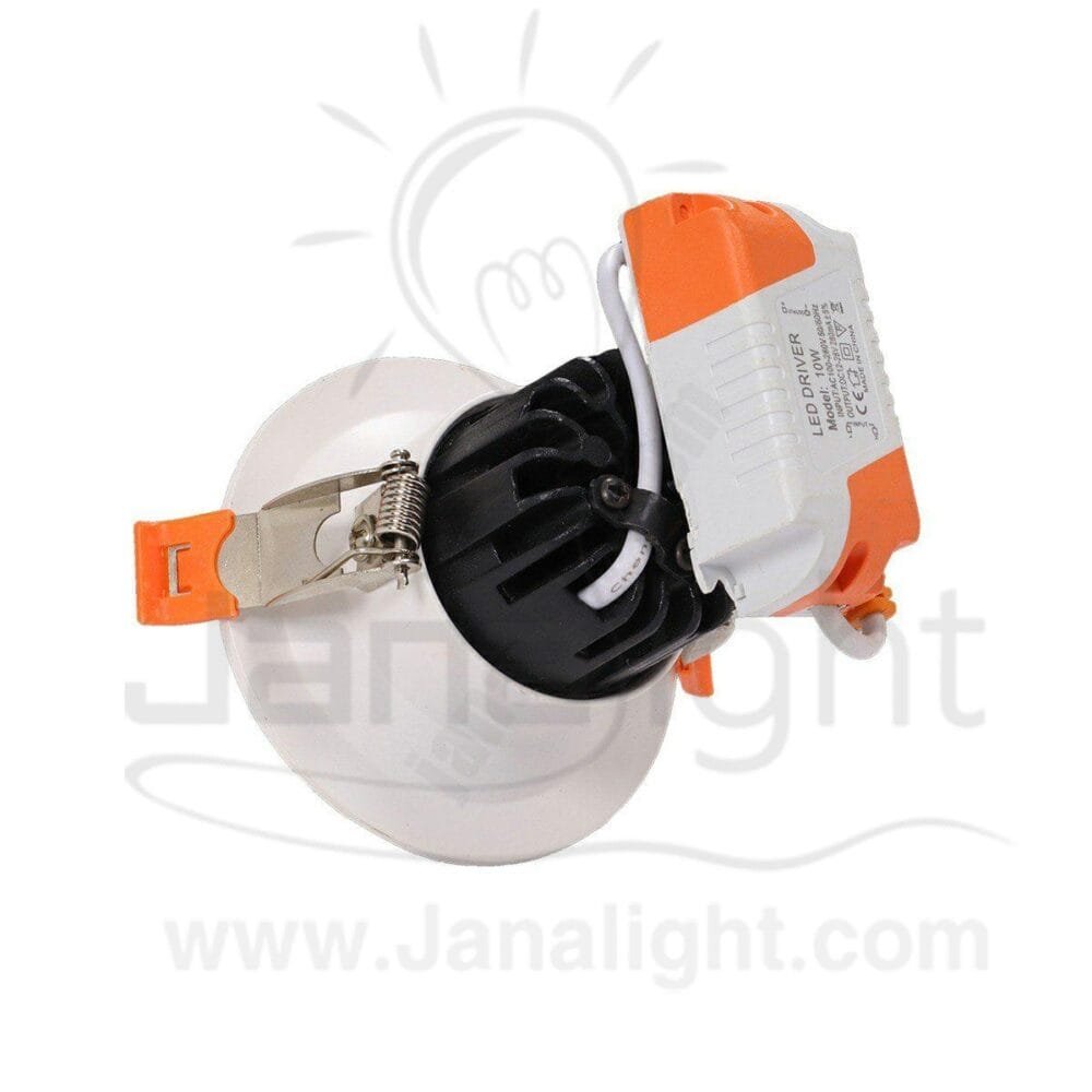 سبوت مجوف ابيض وورم 10 وات جنى لايت Hollowed white warm 10w COB SpotLight Frame