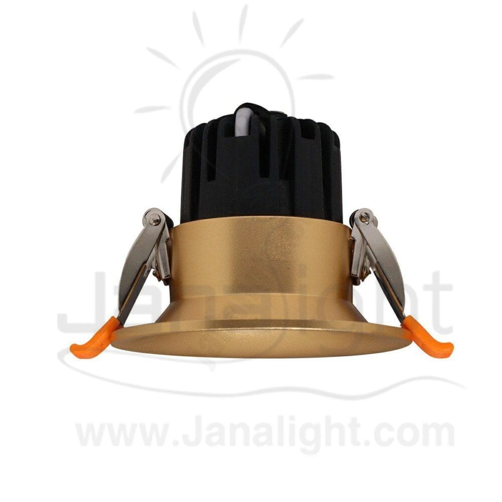 سبوت مجوف شامبين وورم 10 وات جنى لايت Hollowedchampange warm 10w COB SpotLight Frame