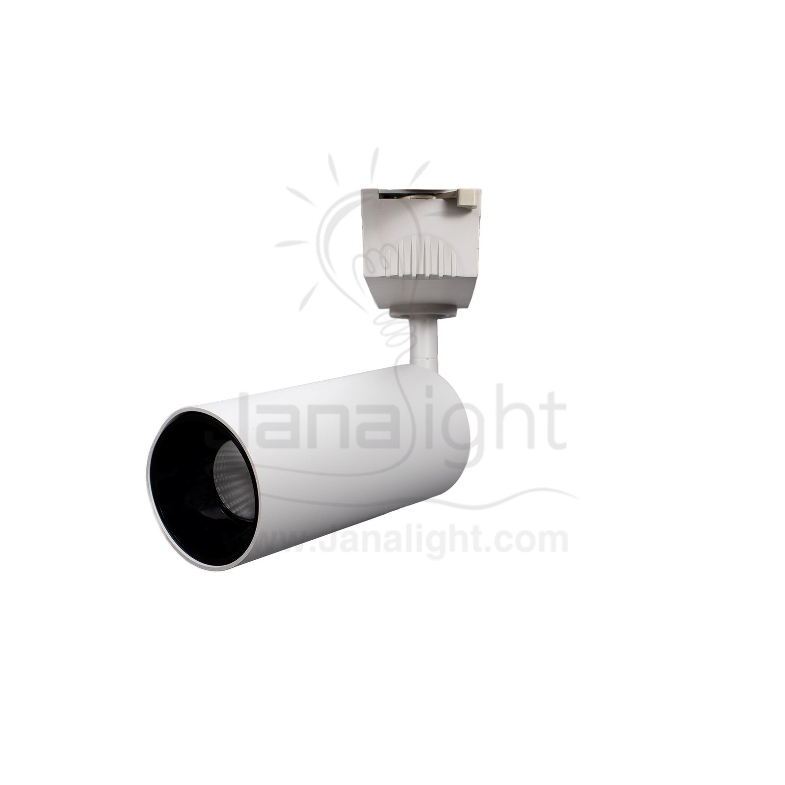 سبوت تراك 30 وات اسطواني ابيض حلق اسود وورم جنى لايت JN-1075  pivoting white & black cob led track spot light,30 watt 10337535(1)