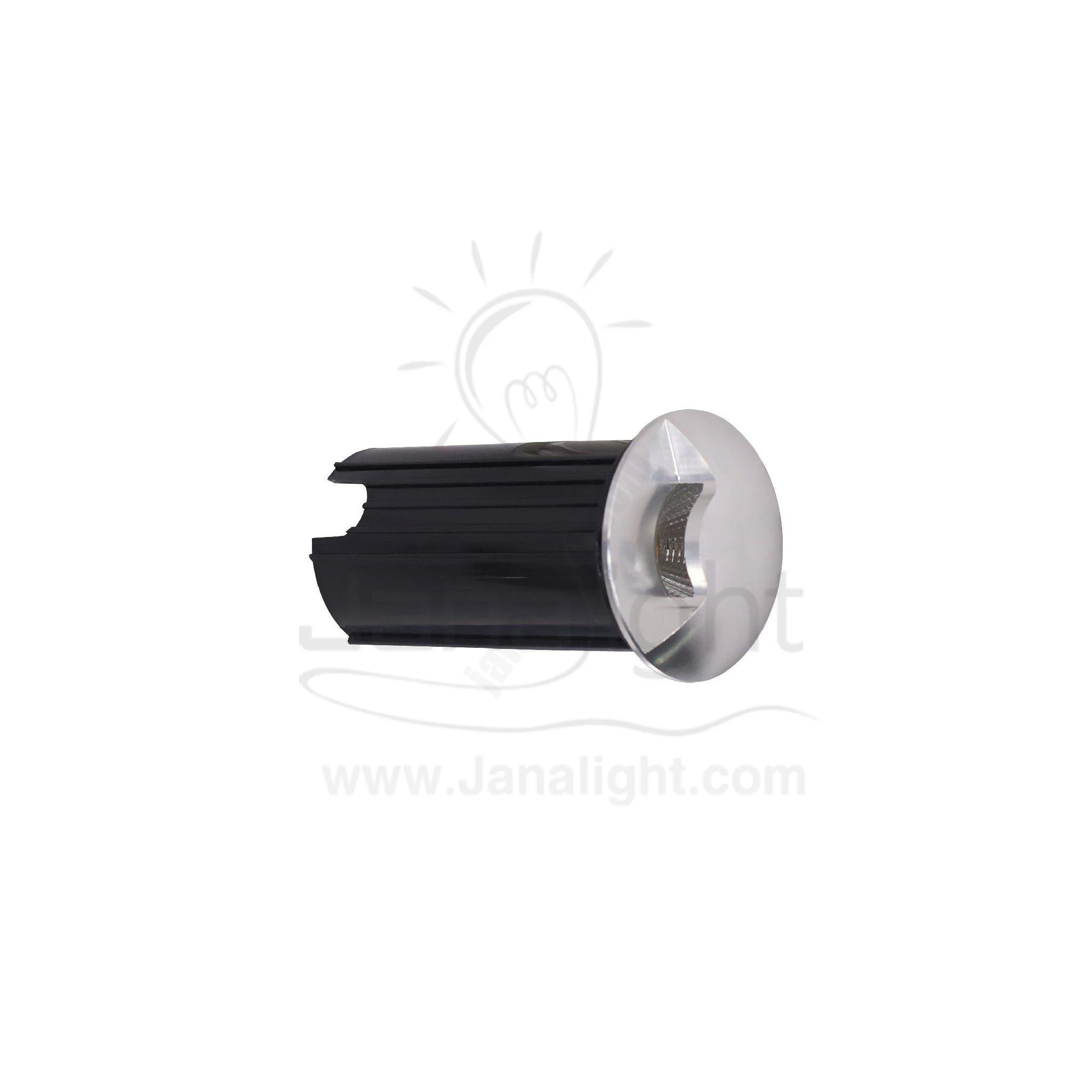 ابلايت 2 وات رفيع صغير وورم 1 اتجاه فضي جنى لايت K-2801