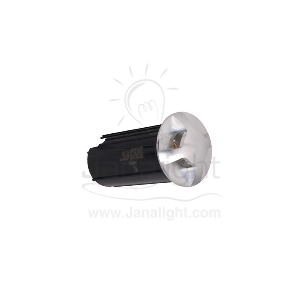 ابلايت 2 وات رفيع صغير وورم 4 اتجاه فضي جنى لايت Uplight 2 watt warm