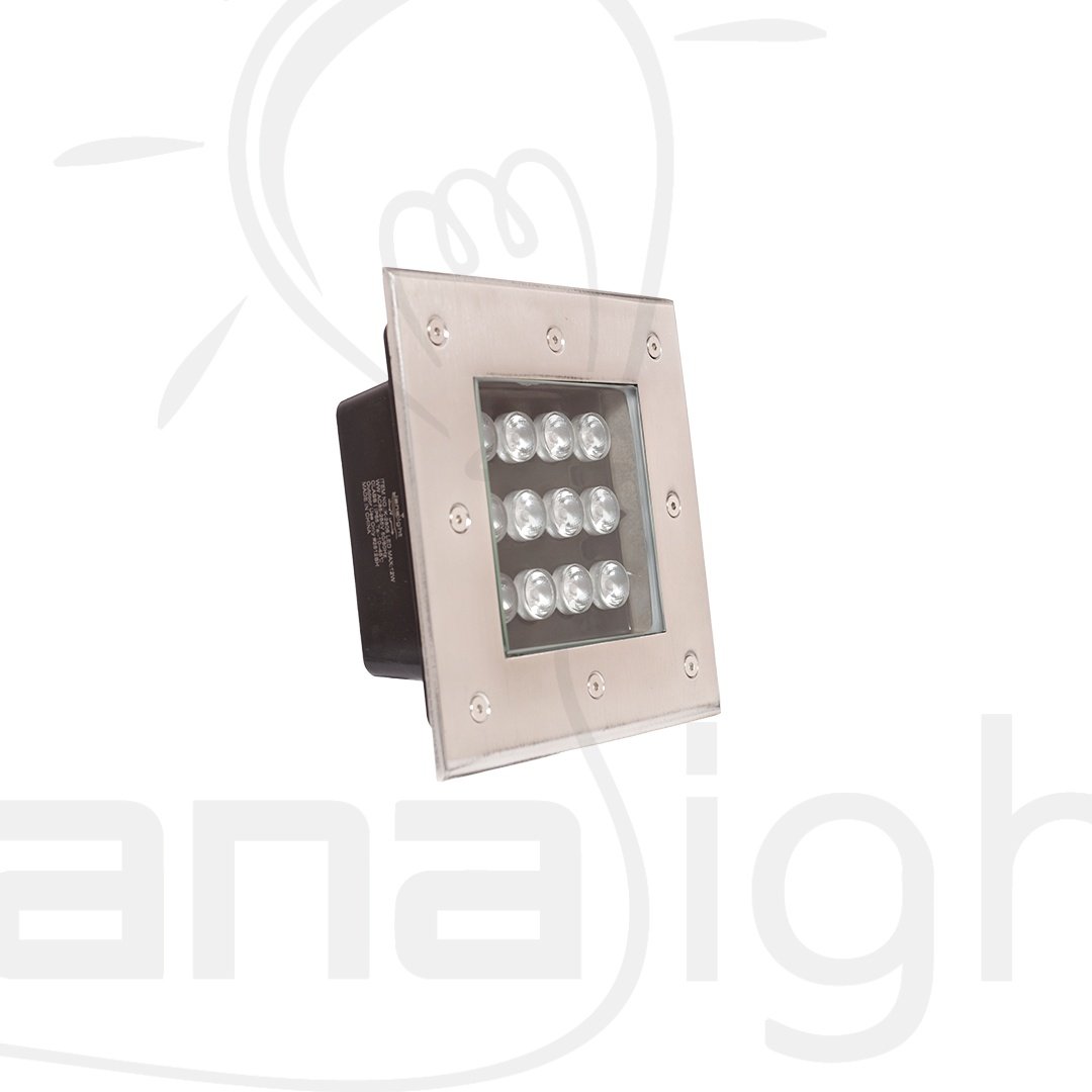 ابلايت مربع 12 لد 12 وات وورم جنى لايت K-2806 Applite Square 12 LED 12 Watt Warm Jana Light K-2806