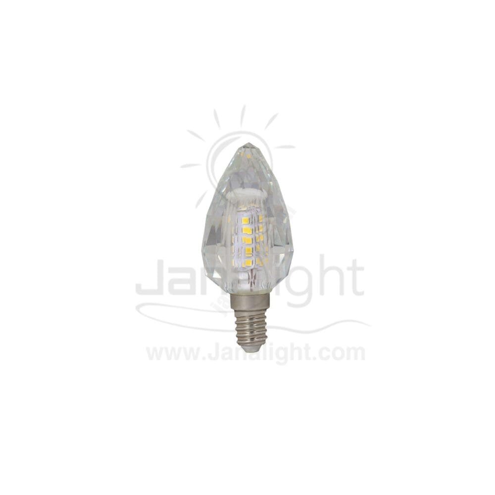 لمبة 5 وات كريستال شفافة وورم LED Bulb 5watt