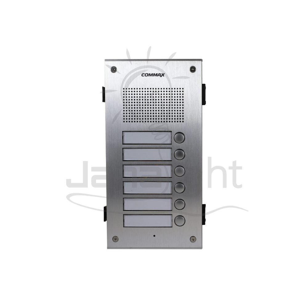 لوحة انتركم كوماكس كوري 6 خط المنيوم DR-6UM Commax intercom panel 6 lines DR-6UM 10369010(1)