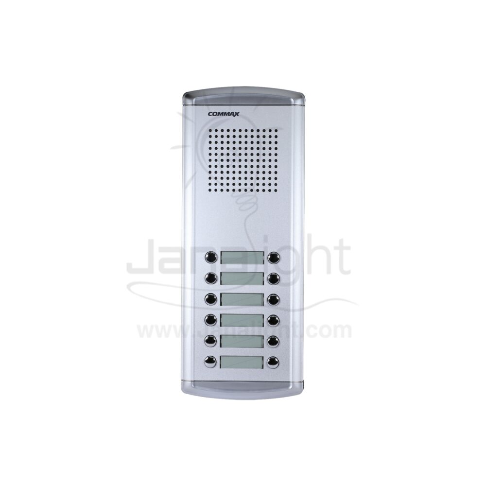 لوحة انتركم كوماكس كوري 12 خط المنيوم DR-12AM Commax intercom panel 12 lines DR-12AM 10369013(1)