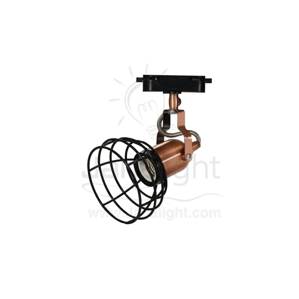 فريم سبوت تراك فارغ شبكة نحاسي Copper Grid Track Light Spot Frame