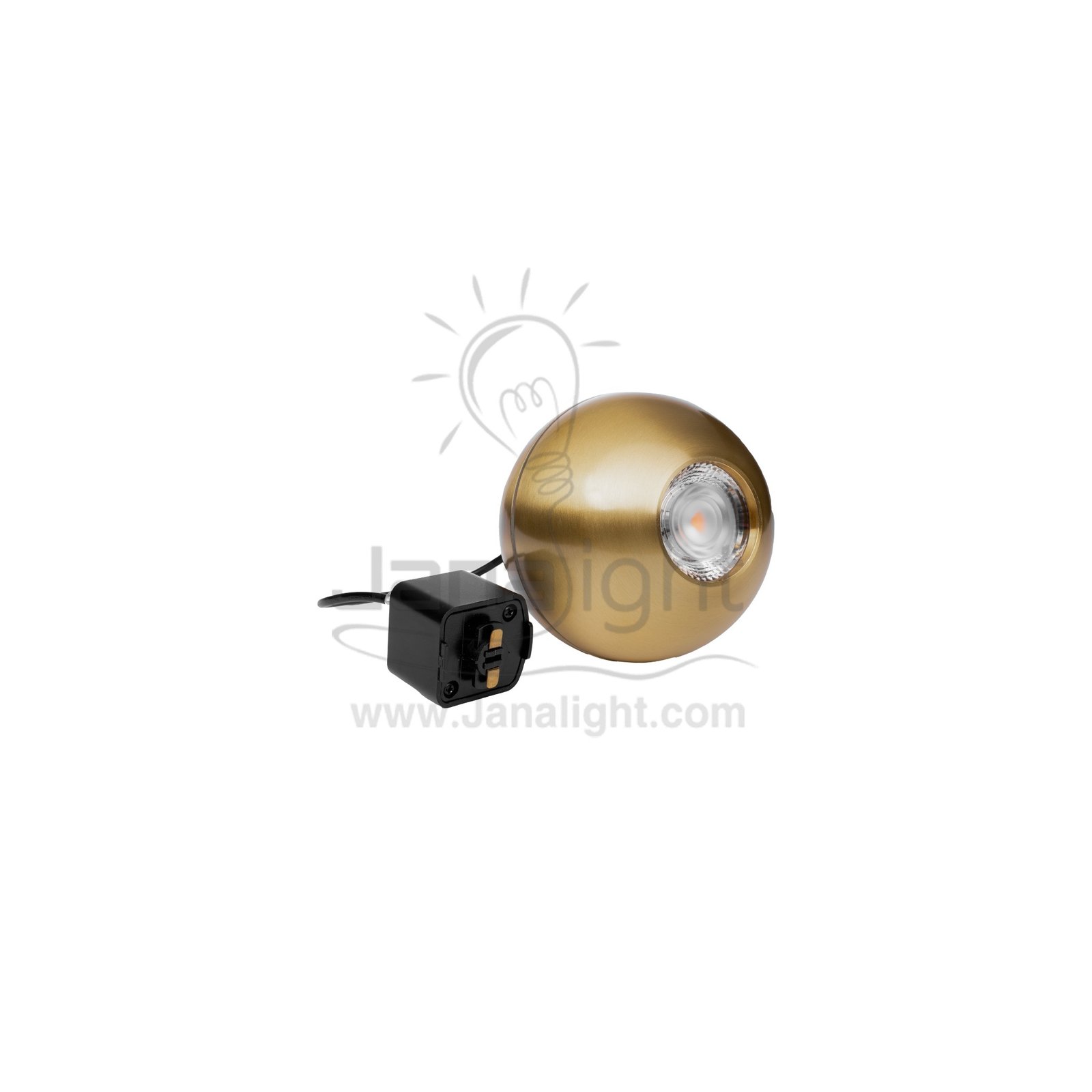سبوت لايت تراك 10 وات نازل ديكور كورة اطار اكريلك دلاية ذهبي برونز وورم QY-H1065 Pendant Bronze gold Warm 10 watt Spot Track Light
