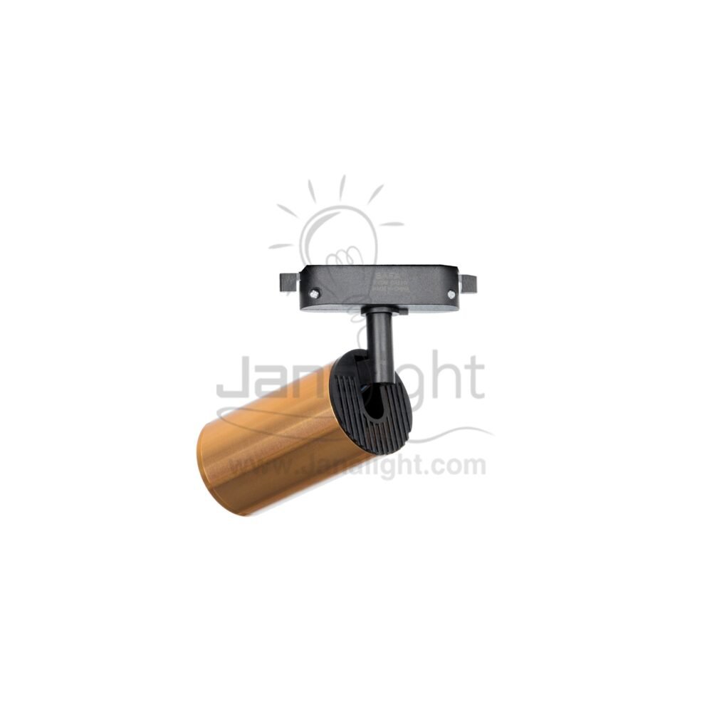 سبوت لايت تراك فارغ ستارتر GU10 قاعدة اسود جسم ذهبي QY-102 gold base white body black Frame Spot Track Light