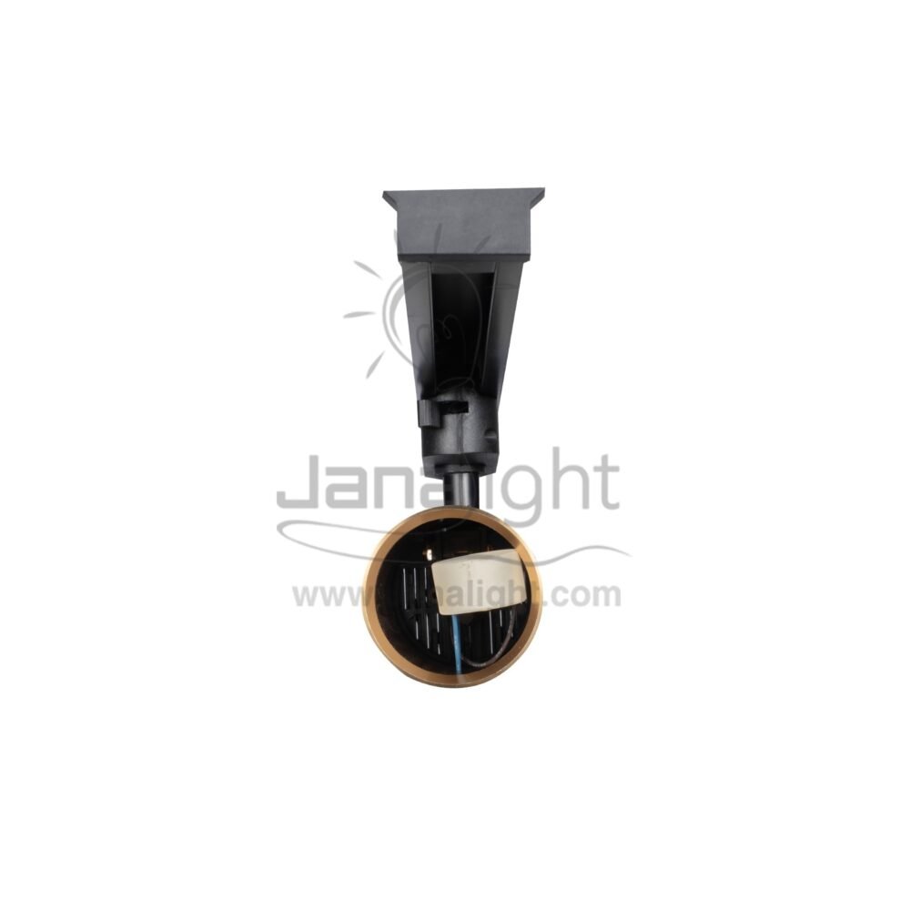 سبوت لايت تراك فارغ ستارتر GU10 قاعدة اسود جسم ذهبي QY-102 gold base white body black Frame Spot Track Light