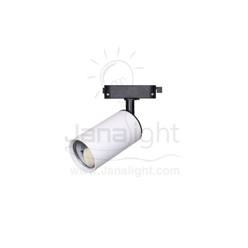 سبوت لايت تراك فارغ ستارتر GU10 قاعدة اسود جسم ابيض QY-102 Black base white body black Frame Spot Track Light 10370084(1)