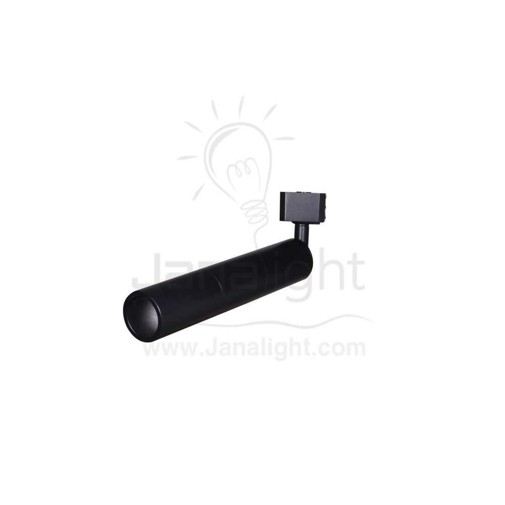 سبوت لايت تراك 5 وات ماسورة طول 20 سم اسود black Warm 5 Watt 20 cm Spot Track Light