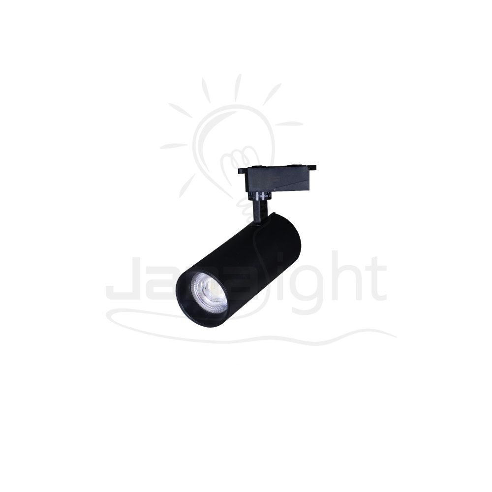 سبوت تراك 30 وات اسود كول اسطواني اقتصادي Tiltable frugal cylinder track light black body color cool 30W