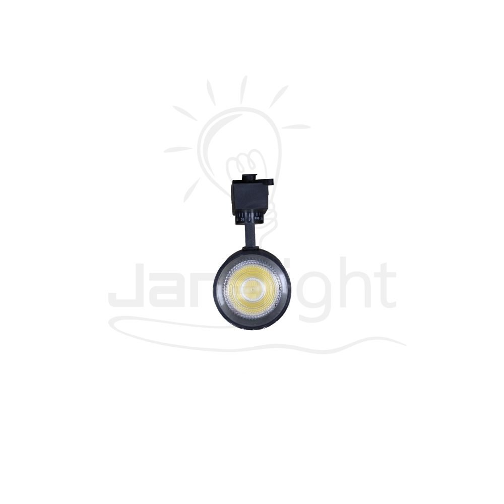 سبوت تراك 30 وات اسود كول اسطواني اقتصادي Tiltable frugal cylinder track light black body color cool 30W