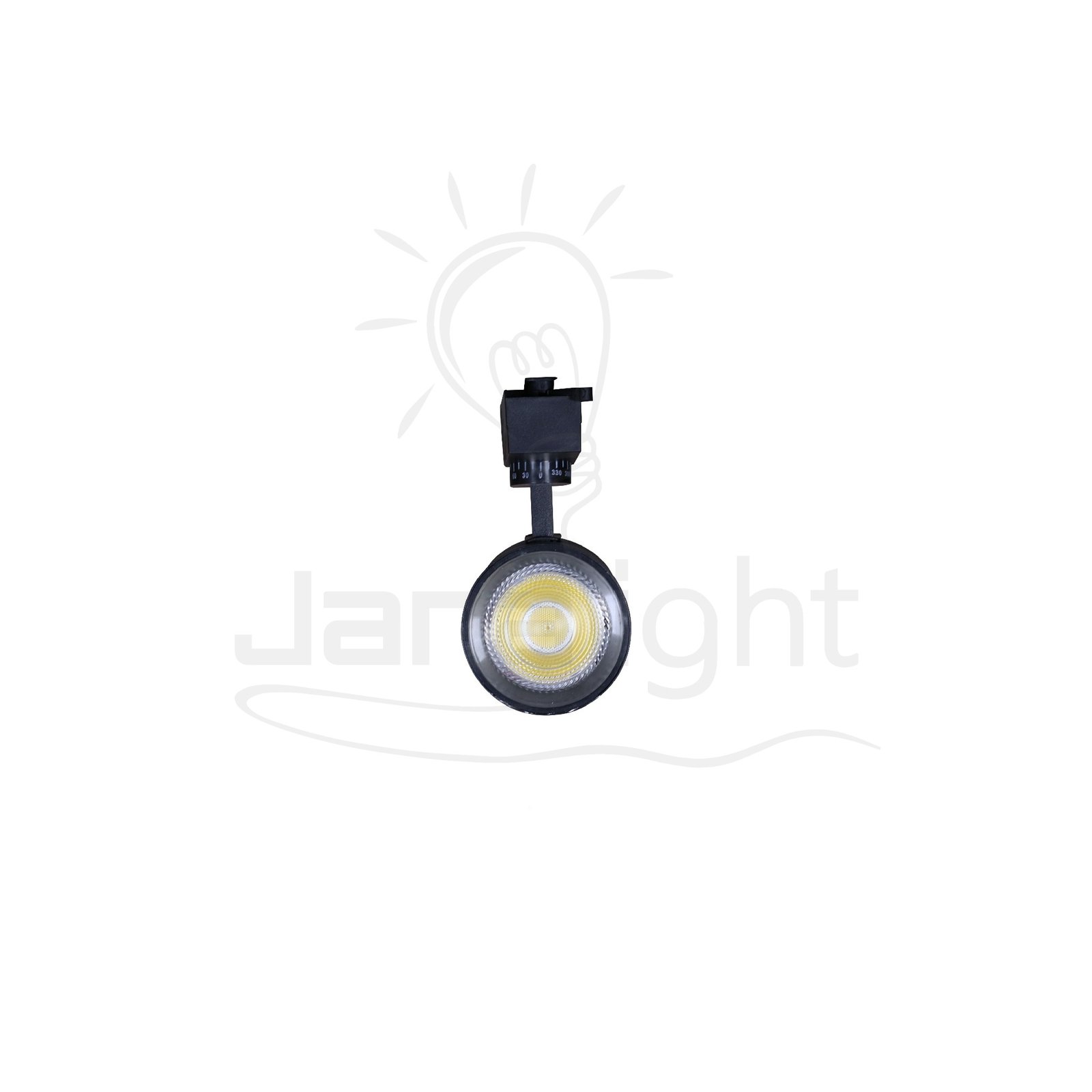 سبوت تراك 30 وات اسود كول اسطواني اقتصادي Tiltable frugal cylinder track light black body color cool 30W