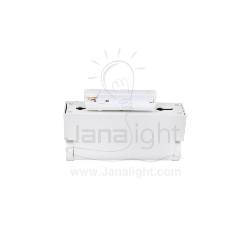 سبوت تراك لينر ابيض ابيض مستطيل متحرك 5 عدسة 10 وات JN-X10 جنى لايت Movable linear track light white body color white light rectangle 5 lens 10 w jana light