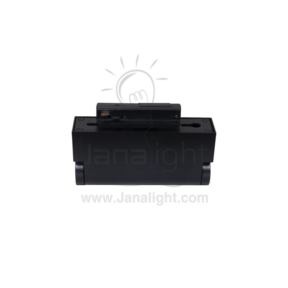 سبوت تراك لينر اسود ابيض مستطيل متحرك 5 عدسة 10 وات JN-X10 جنى لايت Movable linear track light black body color white light rectangle 5 lens 10 w jana light