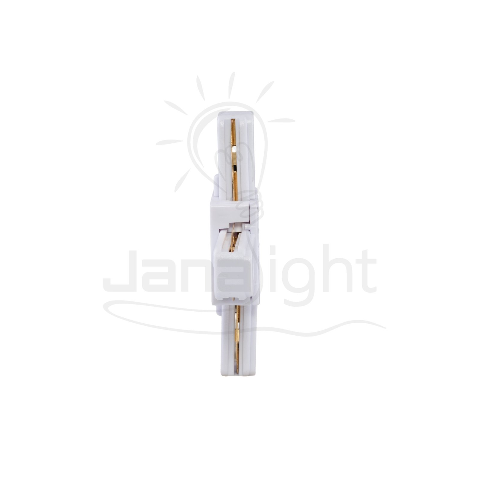 وصلة عود تراك شكل زائد ابيض لطش white X-Track connecttor outer