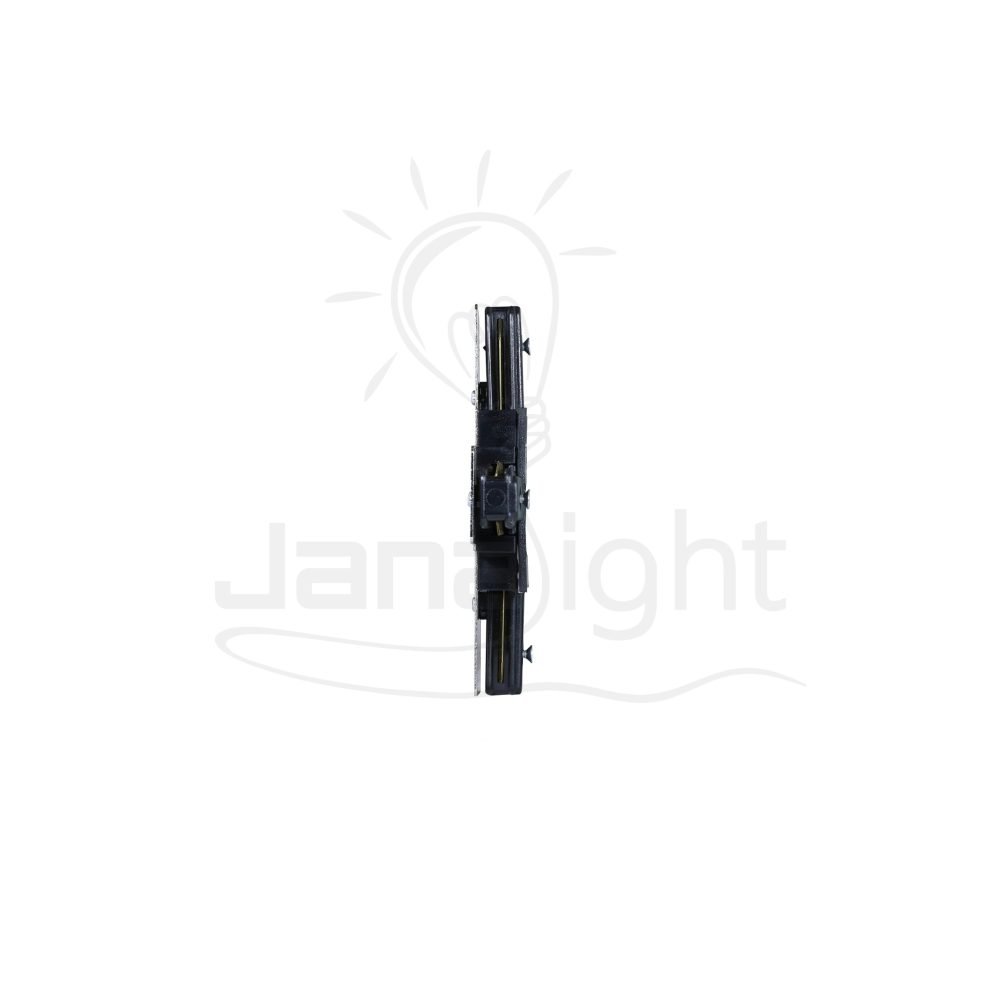وصلة عود تراك شكل تقاطع اسود داخل Track light connector black cruciform shape