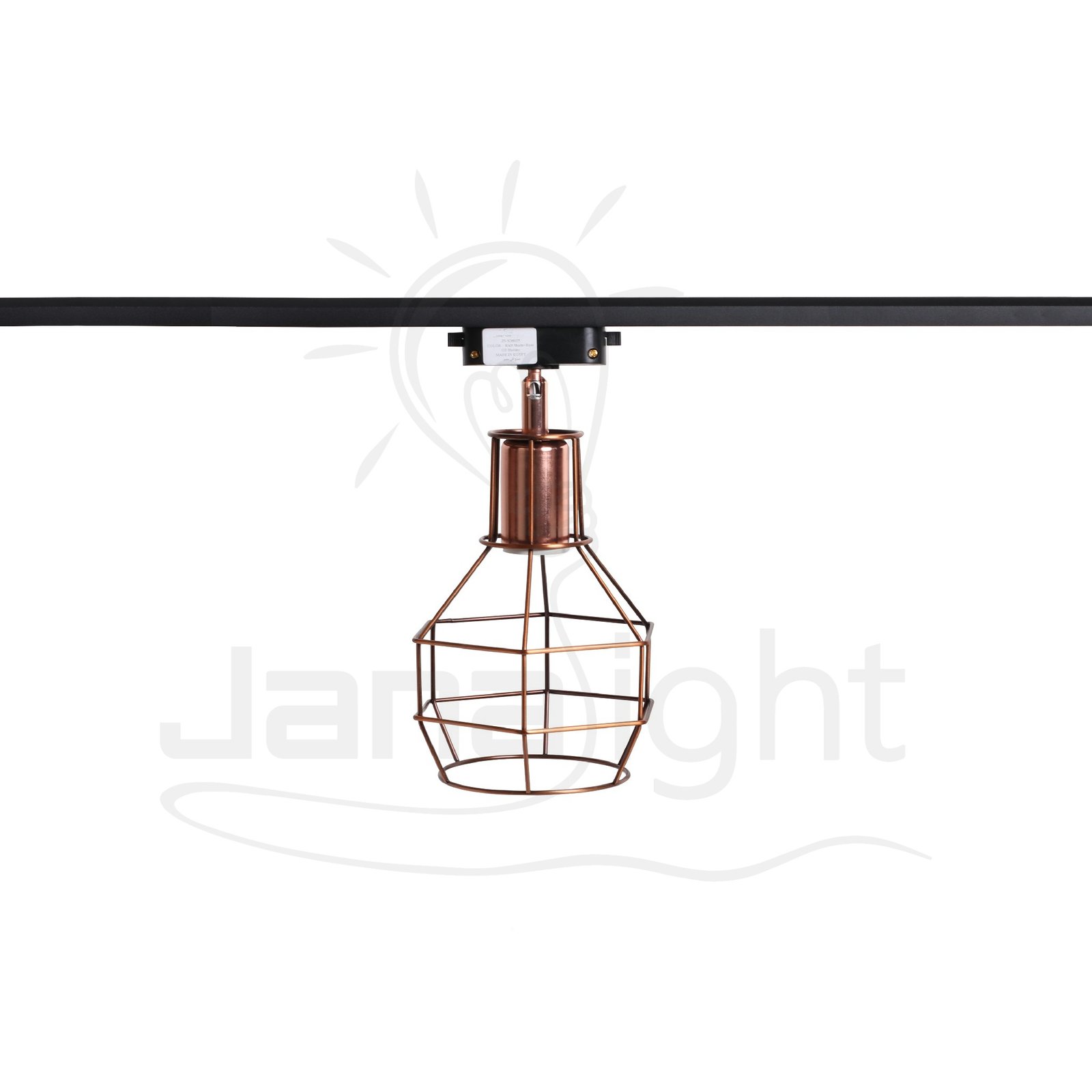 سبوت تراك فارغ شبكة نحاسي دوايا روزجولد جنى لايت Jn-Sd8025 Empty Track Spotlight Grid Copper Rose Gold Socket