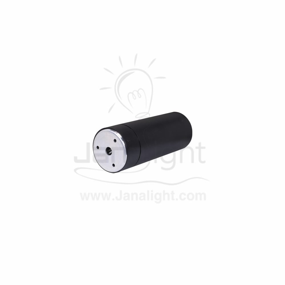 سلندر فارغ مدور اسود متحرك طول 14 سم GL-MZ55150N/5056 Empty Round Cylinder Light Black Adjustable 14cm