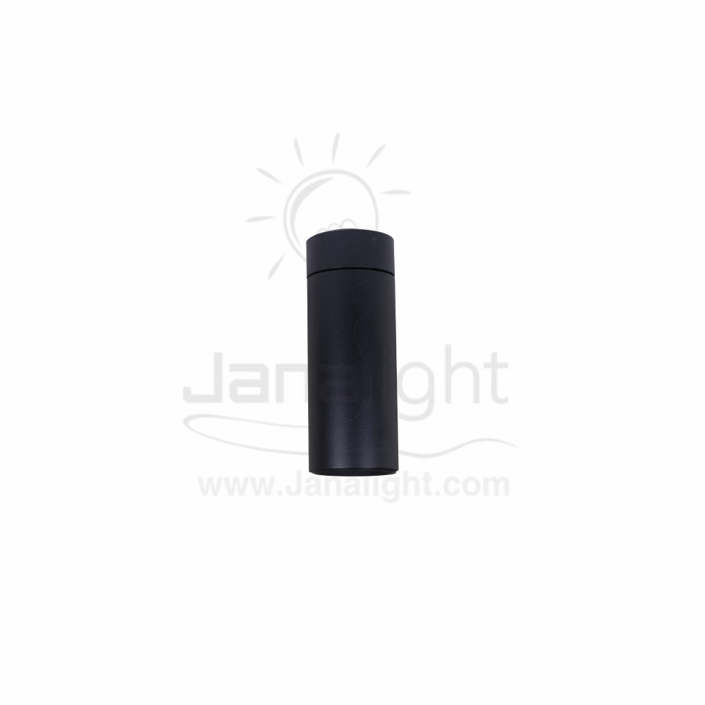 سلندر فارغ مدور اسود متحرك طول 14 سم GL-MZ55150N/5056 Empty Round Cylinder Light Black Adjustable 14cm