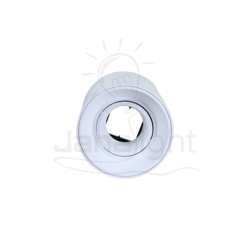 سلندر فارغ مدور ابيض مط بلاستيك 9x10 سم جنى لايت Wall-mount cylinder ceiling downlight white