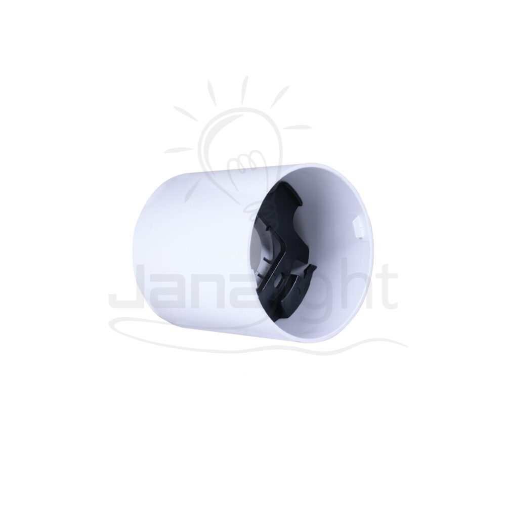 سلندر فارغ مدور ابيض مط بلاستيك 9x10 سم جنى لايت Wall-mount cylinder ceiling downlight white