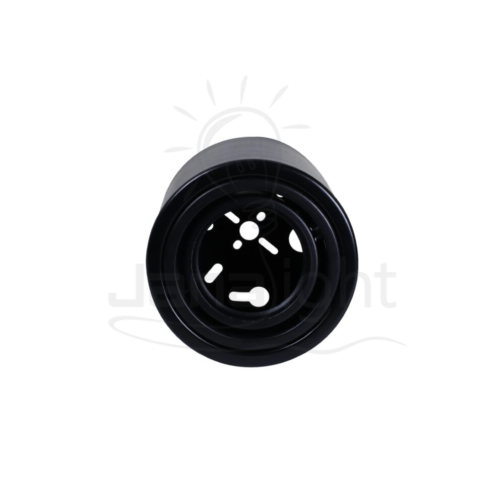 سلندر فارغ مدور اسود معدن 9x10 سم جنى لايت Wall-mount cylinder ceiling downlight black